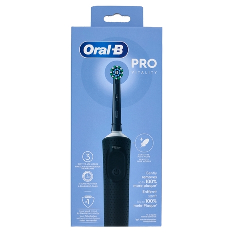 Oral-B Spazzolino Elettrico Denti Ricaricabile Vitality Pro Black